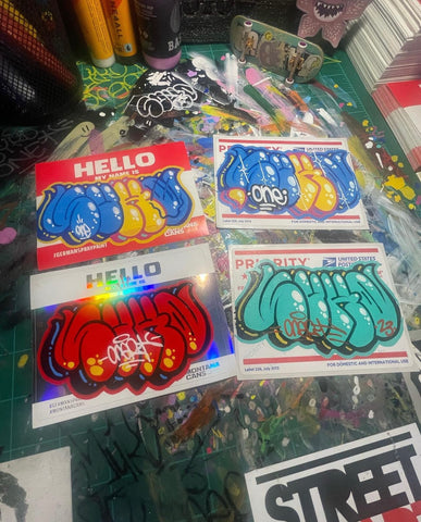 syko, sykoner, the basement podcast, slap artist, slap artwork, black book art, support living artists, sticker art, sticker artist, infamy art, graffiti supplies, art supplies, graffiti shop, art shop