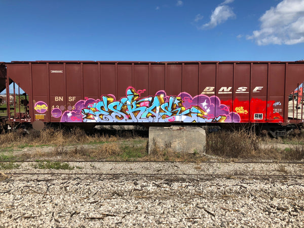 Eskae freight train graffiti art street art culture artist interview mtn94 spray paint vandal graff