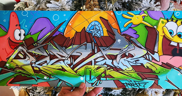 Kever ones blackbook graffiti art drawing with street art style