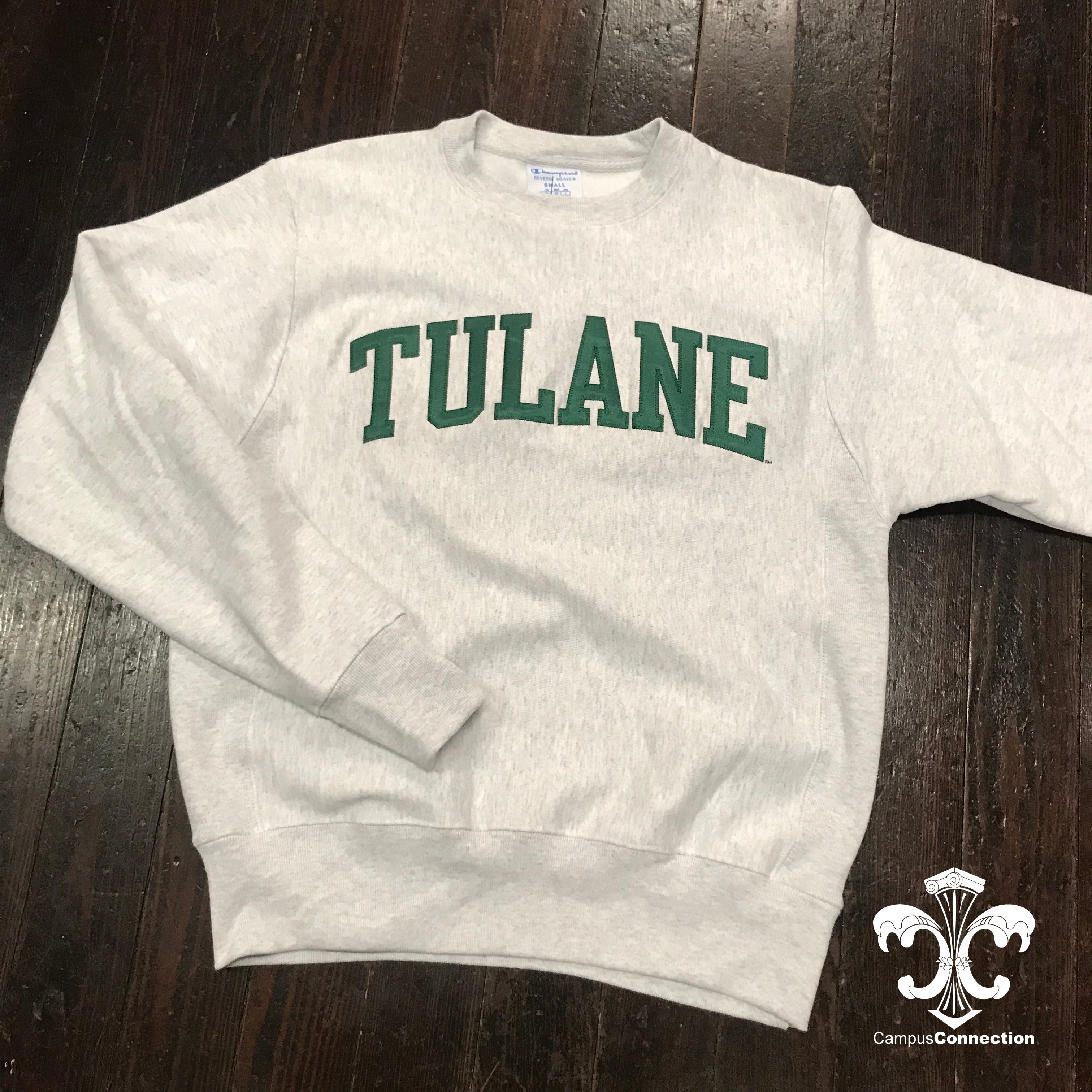 Tulane Champion Reverse Weave Crewneck 