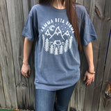 Comfort Colors Sorority T Shirt With Camp Design Campus Connection