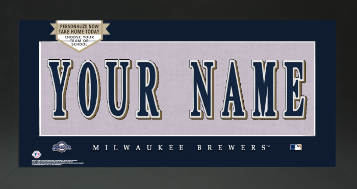 personalized milwaukee brewers jersey