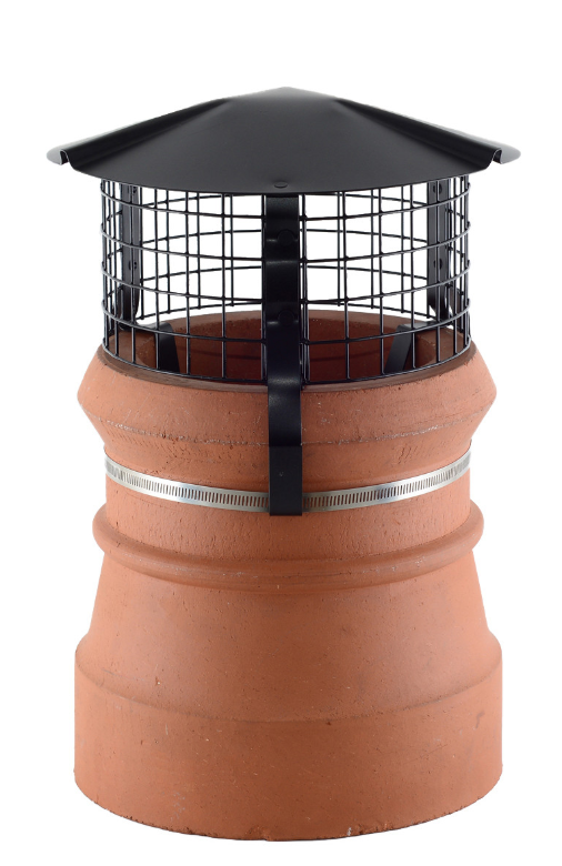 Brewer Birdguard Metal Chimney Cowl - Solid Fuel | Roofing Outlet