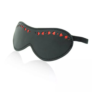 Leather Blindfold Rivet Eye - Kinkeeh