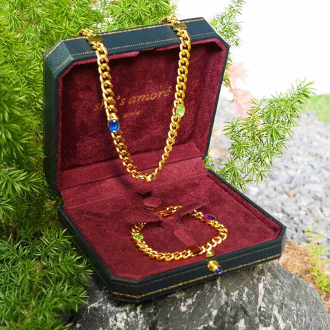 jewelry box and set/necklace/bracelet