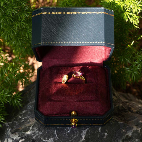 jewelry box and ring