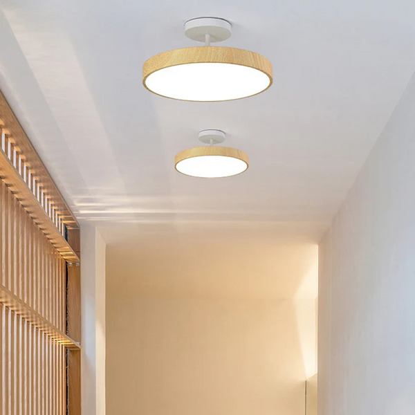 Wood Ceiling Light