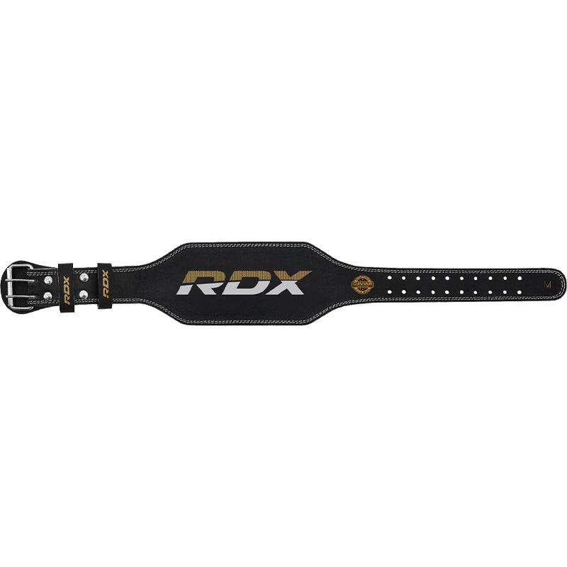 RDX 4 Inch Leather Weightlifting Belt – RDX Sports