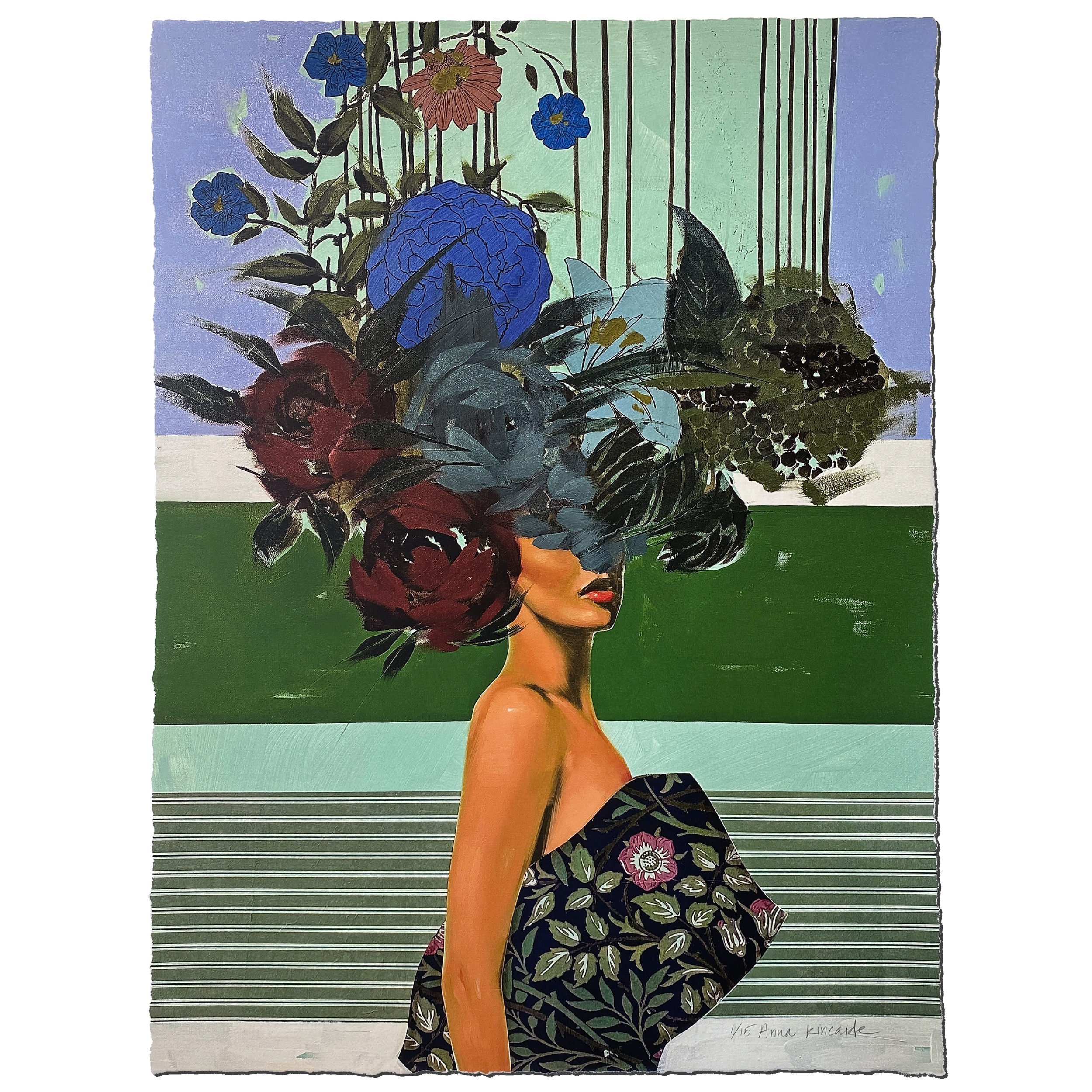 Anna Kincaide "Floating on the Edge of My Good Side" - Archival Print, Limited Edition of 15 - 22 x 30"