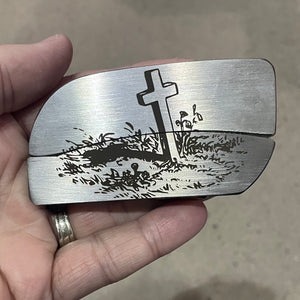 Belt Buckle Knife - Cross Meadow - Belt Buckle Buddy