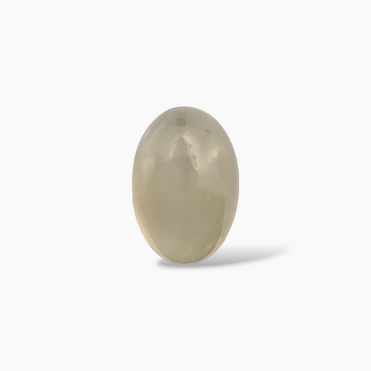 Natural Milky Moonstone Stone 12.56 Carats Oval Cabochon Shape ( 18x12 mm )