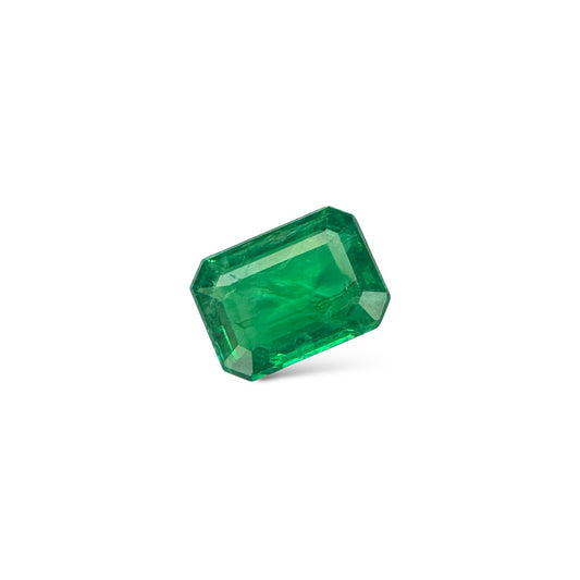 Natural Zambian Emerald Stone 2.4 Carats  Emerald Cut  9.8x7.4mm