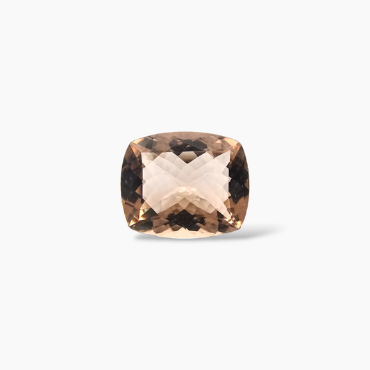 buy Natural Peach Morganite Stone 4.59 Carats Cushion Cut (12 x 10 mm)