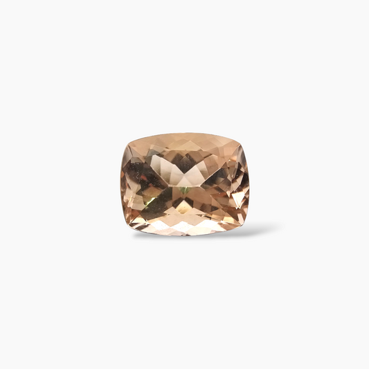 shop Natural Peach Morganite Stone 4.45 Carats Cushion Cut (11x9  mm)