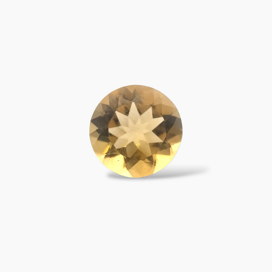 Natural Citrine Stone 3.04 Carats Round ( 10 mm)