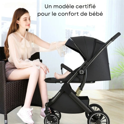 Poussette compacte pour bébé