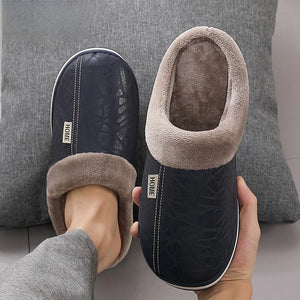Men's slippers leather Home slippers - Equanimity By Balance LLC