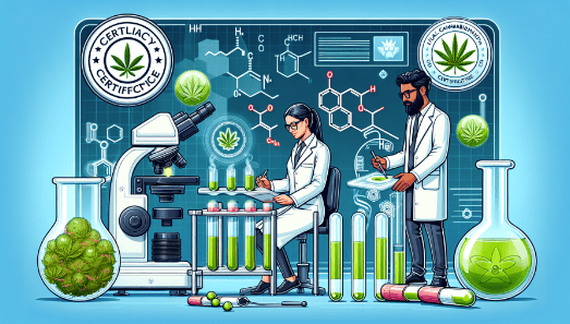 Illustration of quality testing for THC topicals