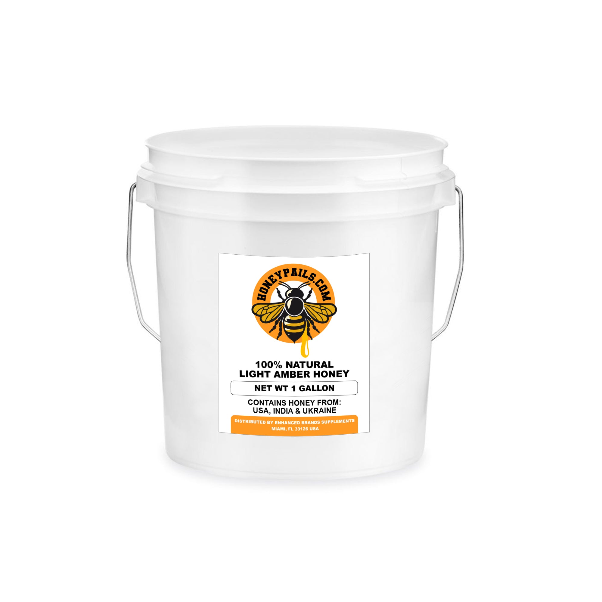 Light Amber Honey - 2.5 Gallons 
