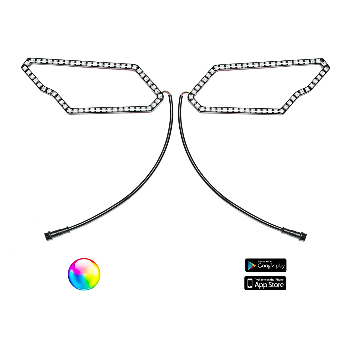 187 Style Can-Am Halos with Control Harness