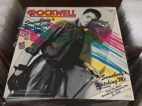 Rockwell - Somebody's Watching Me 12" Maxi-Single 45rpm (Out Of Print) (Graded:NM/EX)