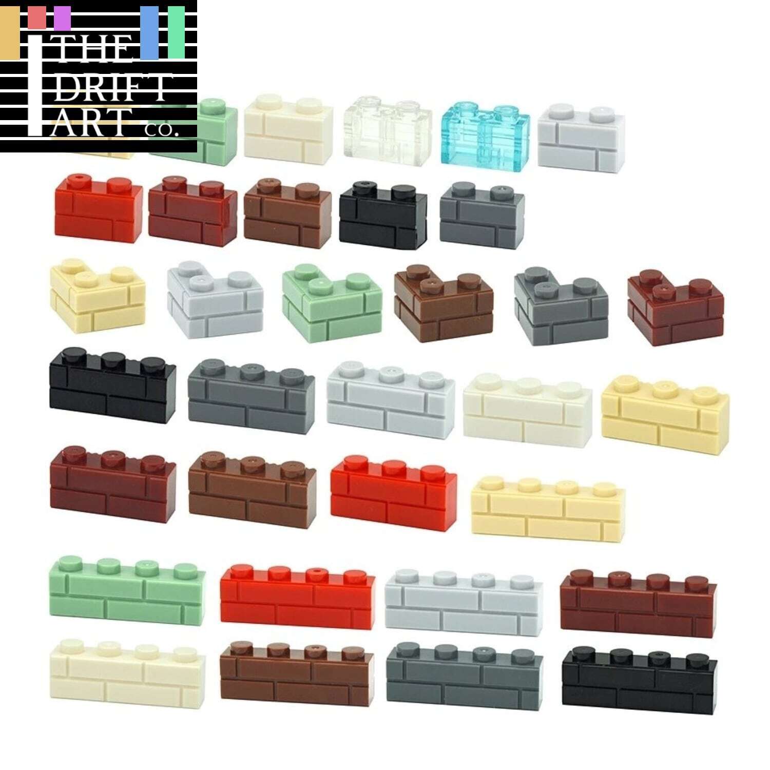 MOC 1x2 1x3 1x4 98283 15533 Parts for Lego Kits Wall bricks Building Blocks Set