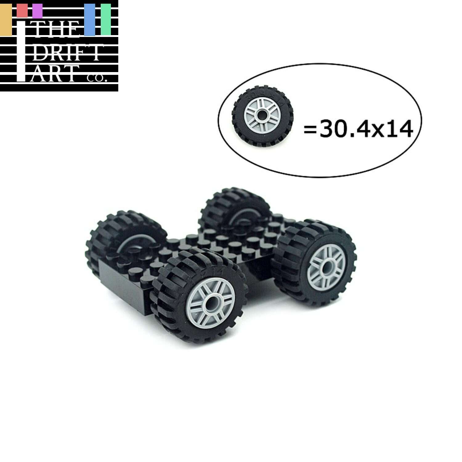 Technic Parts for Lego Kits Tire Wheel Plate Shaft Car Building Blocks Model Set
