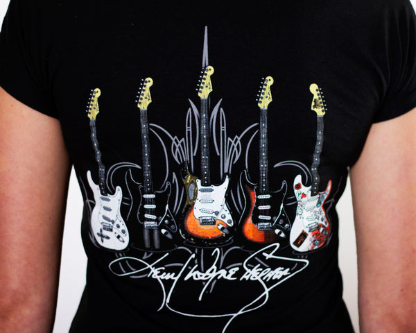 LADIES V-neck Multi Guitars T-Shirt – KENNY WAYNE SHEPHERD GEAR