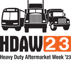 Heavy Duty Aftermarket Week (HDAW) 23 logo for 2023 event