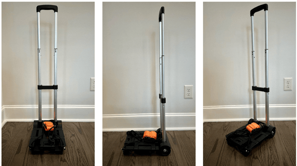 GUCHO car seat cart - standing up