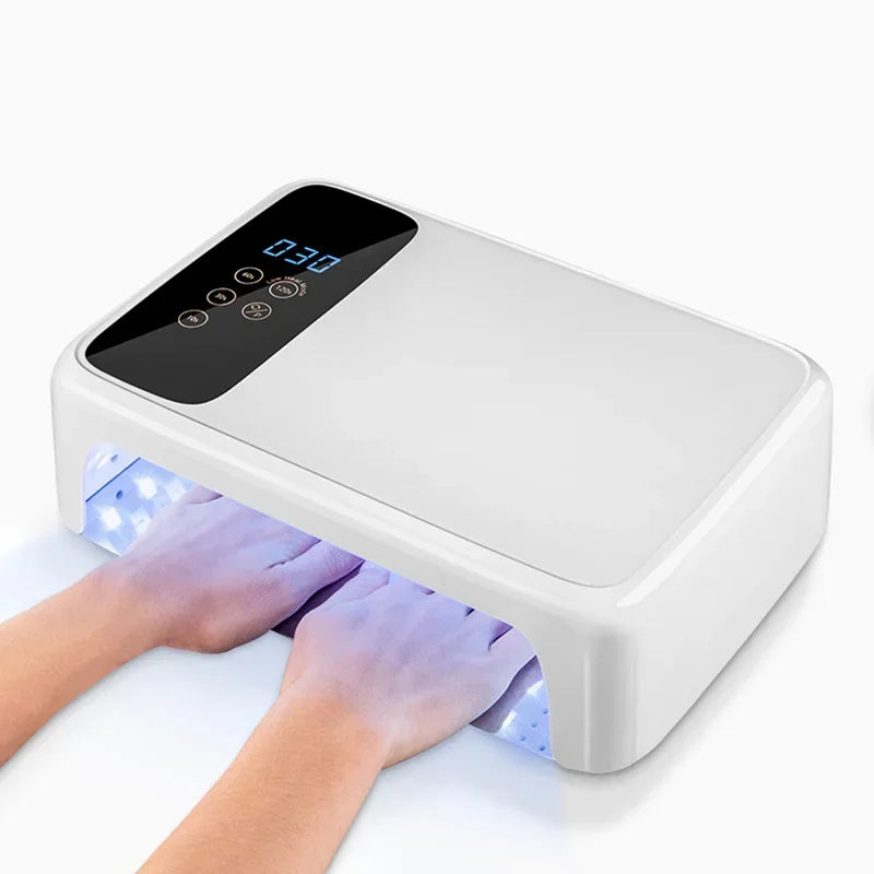 UV LED Drying Nail Lamp 138W Professional Rechargeable LED Nail Lamp For Curing Nails Gel Polish With Auto Sensor Manicure Salon