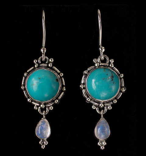 VTG T.Yazzie Native American Navajo Sterling Silver Turquoise Earrings  Signed | eBay