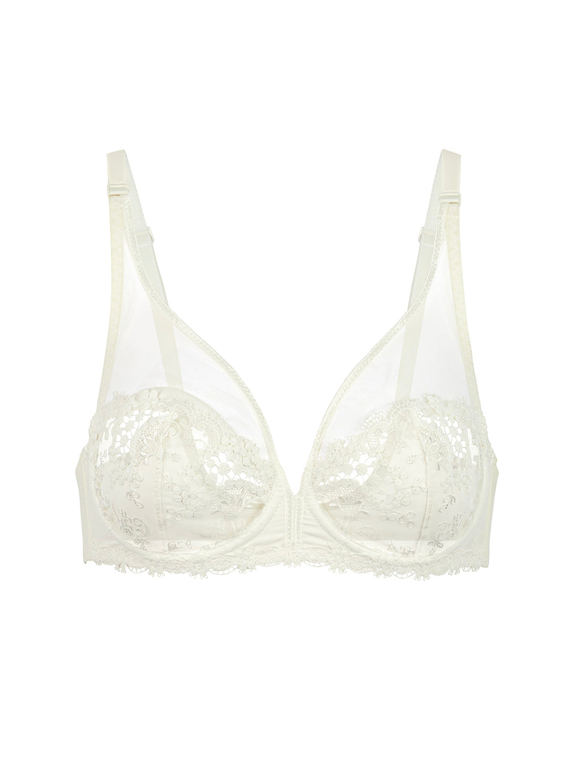 Wish Full Cup Plunge Bra - Natural