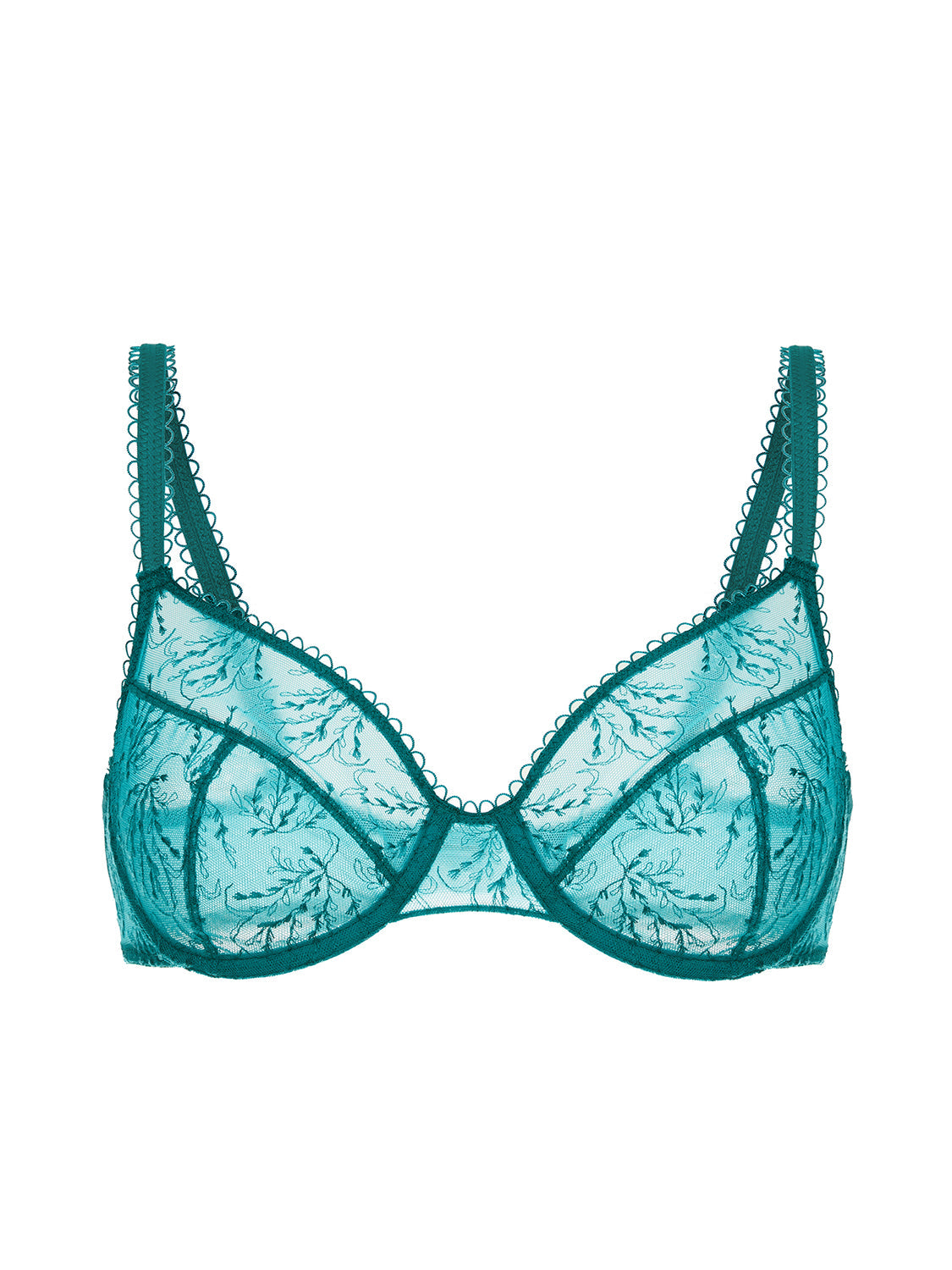 Opaline Full Cup Bra - Emerald