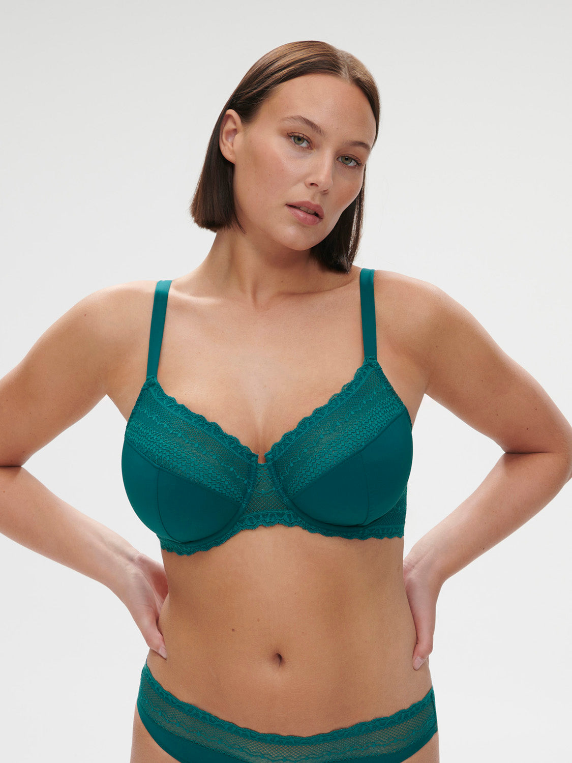 Destinee Full Cup Control Bra - Pavo Blue