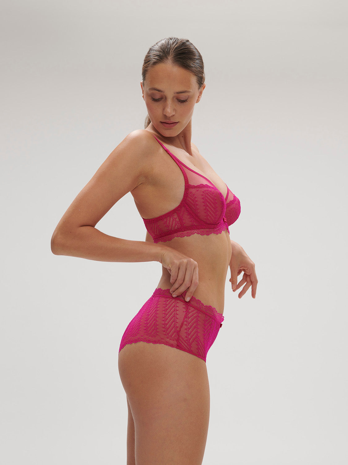 Canopee Culotte Brief - Hibiscus Pink