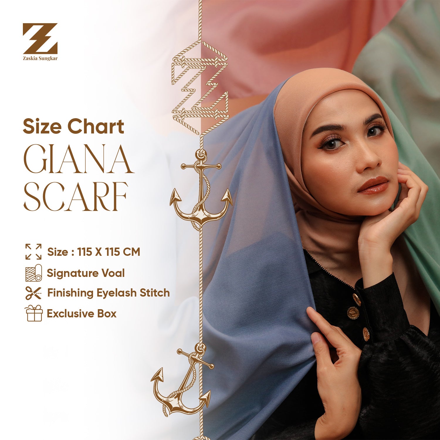 Giana Premium Basic Scarf