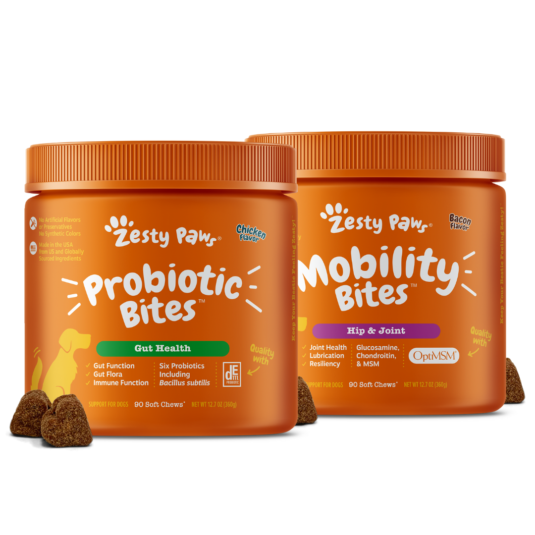 Probiotic Bites + Mobility Bites for Dogs