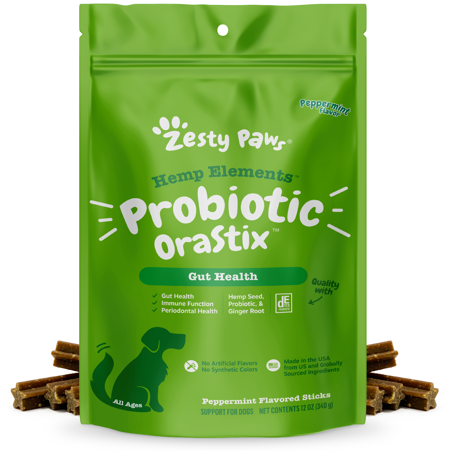 Hemp Elements™ Probiotic Ora Stix™ for Dogs