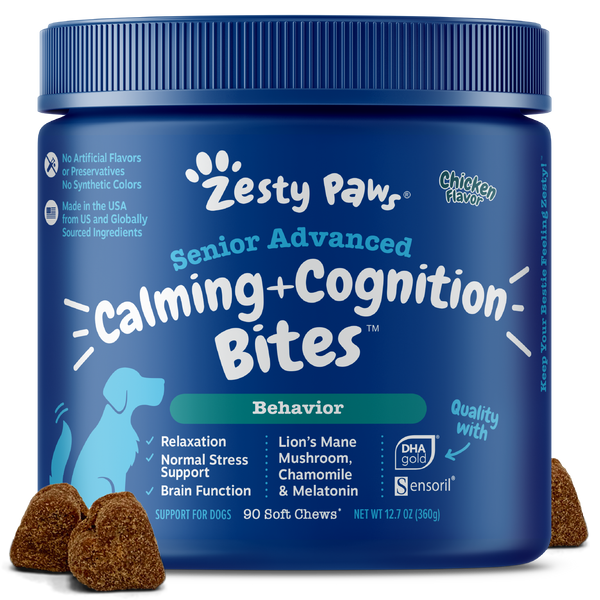 ZESTY PAWS Hemp Elements™ Calming OraStix™ for Dogs