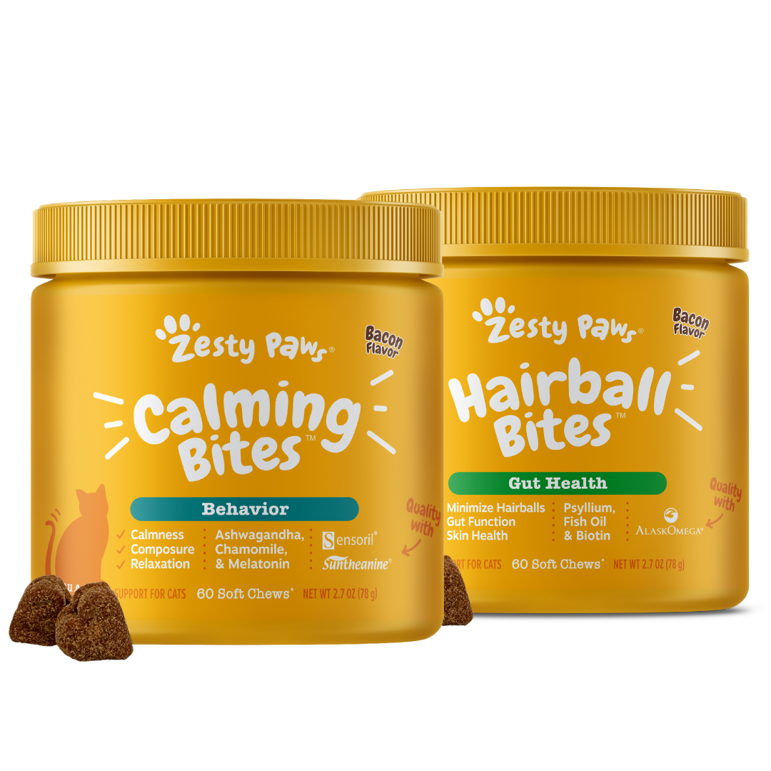 Cat Hairball Bites + Cat Calming Bites