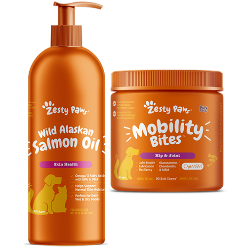 zesty paws wild alaskan salmon oil for dogs 