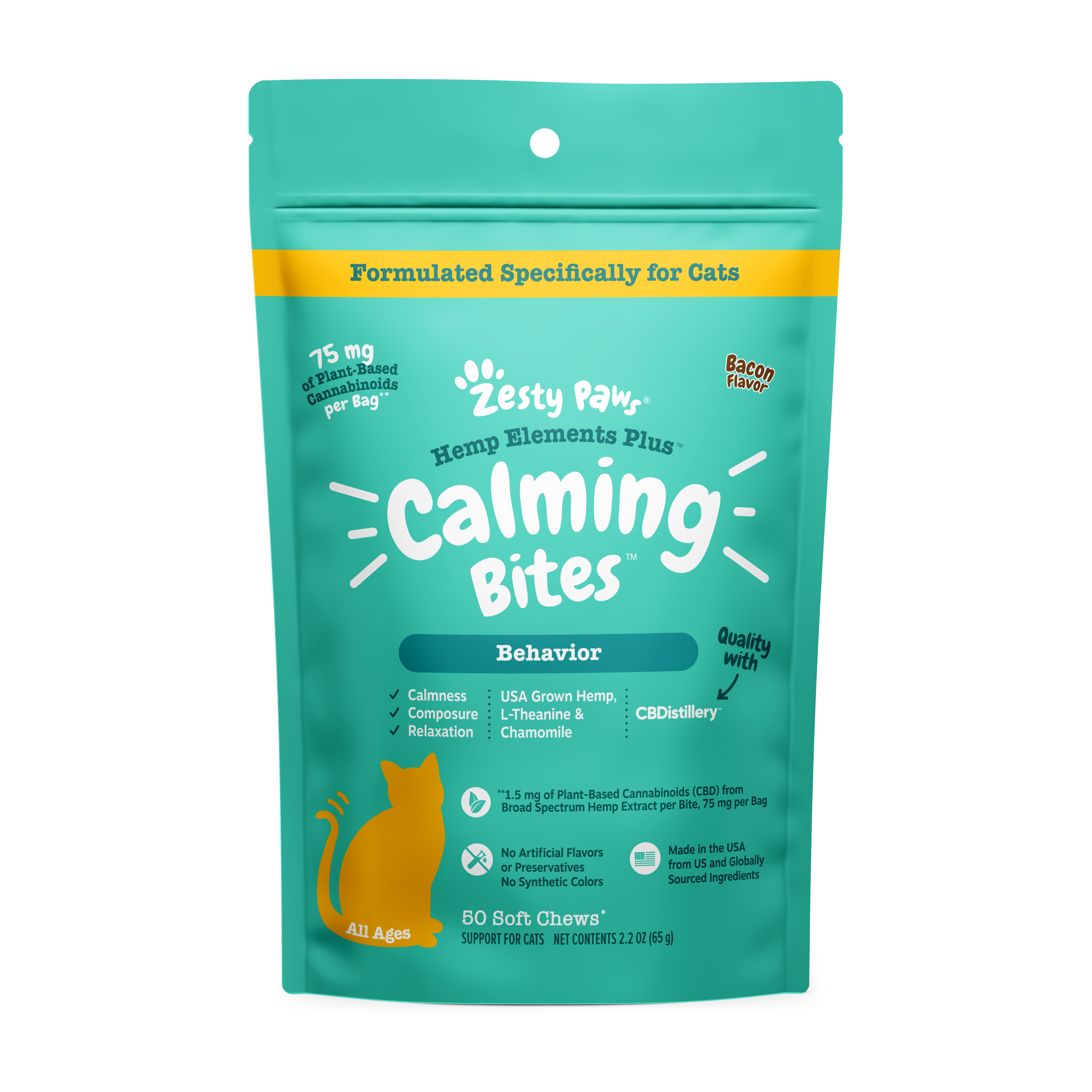 Hemp Elements Plus™ Calming Bites™ for Cats