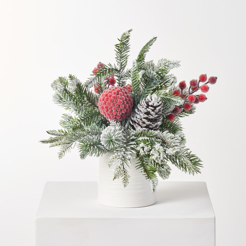 Rustic Winter Pine Cone Centerpiece — PACountryCrafts