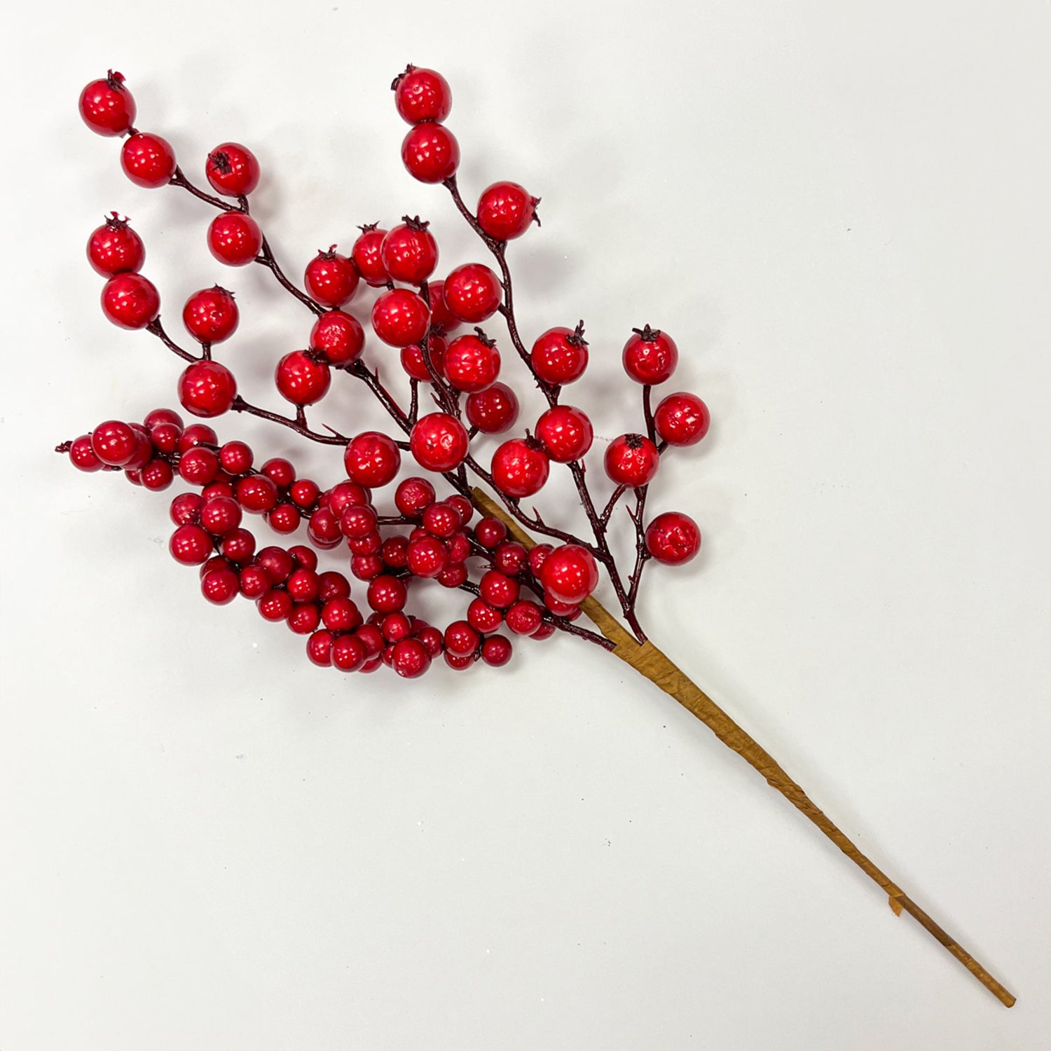 Dark Red Currant Berry Bush Faux Christmas Stem - 20 – Darby Creek Trading