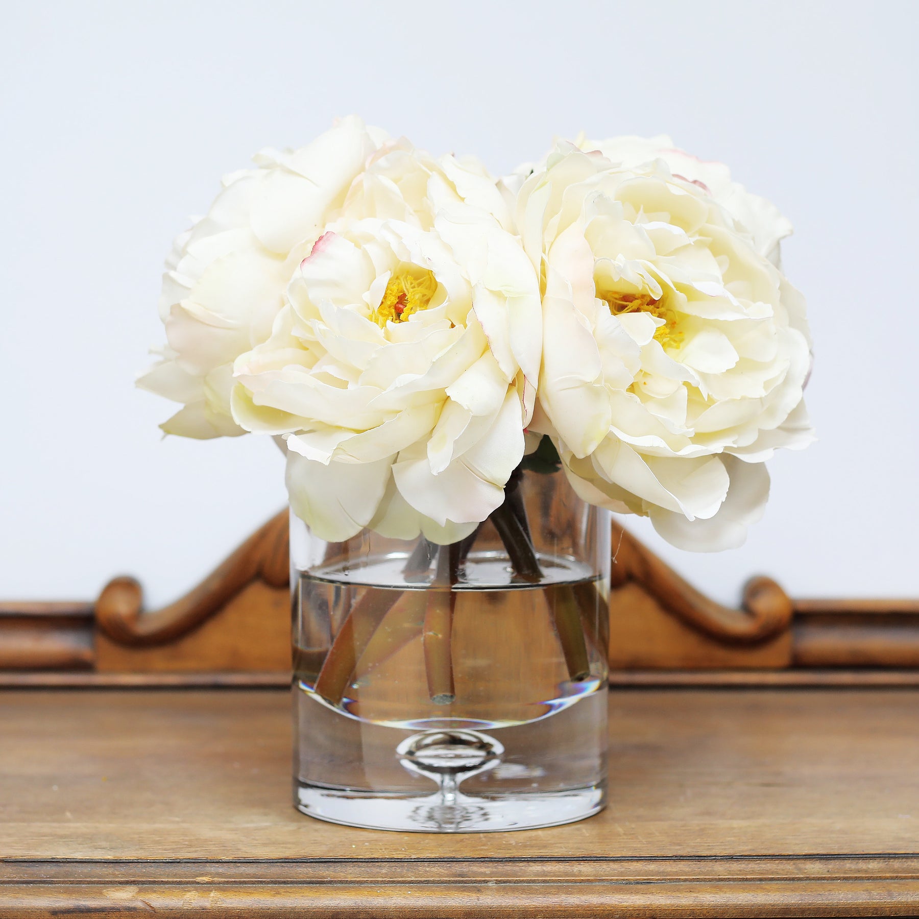 Artificial Peony, Artichoke, Hydrangeas, Eucalyptus and Ivy Floral  Arrangement -  Canada