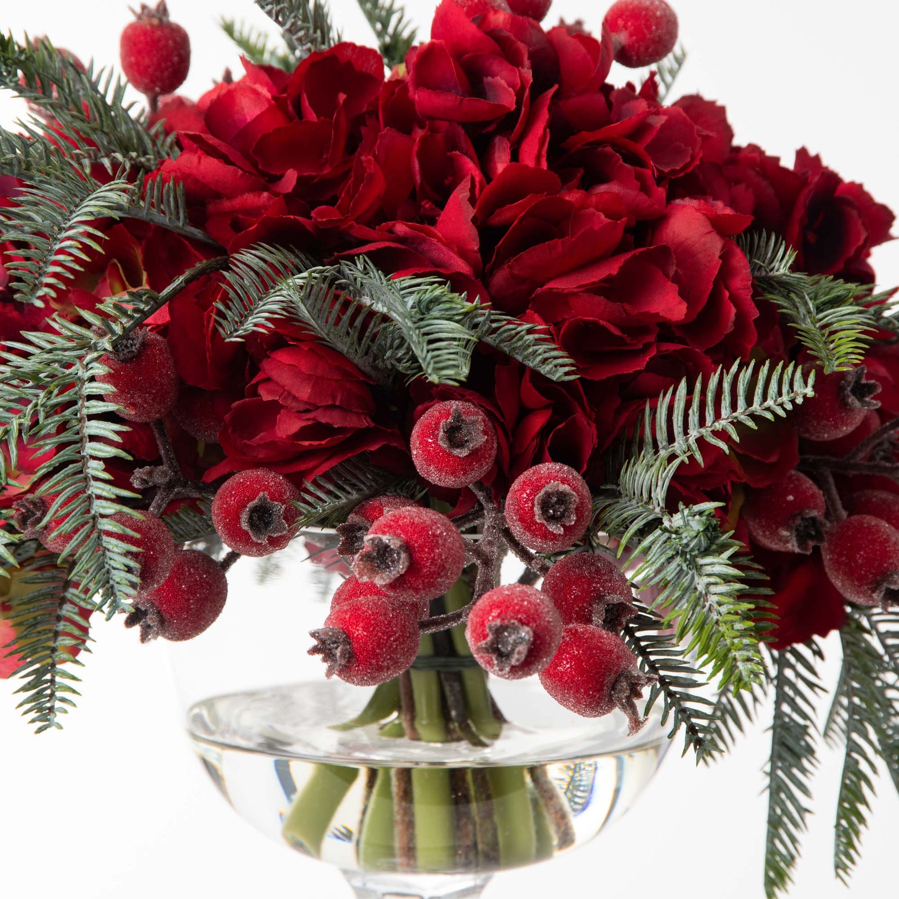 Rustic Red Christmas Flower Arrangement in Florence, AL - GREENHILL FLORIST  & GIFTS