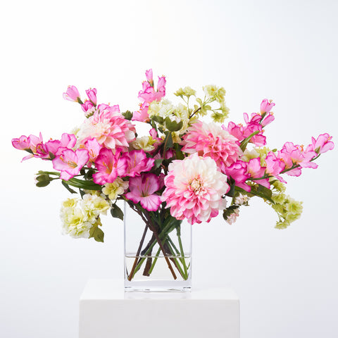 Va-Va Voom - Fuchsia Pink Gladiolus & Pink Peony Spring Summer Arrange –  Darby Creek Trading