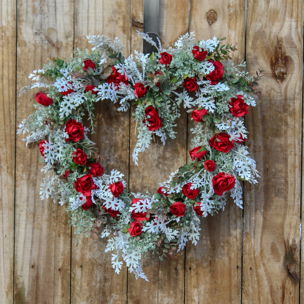 Handmade Large 26 Grapevine Heart Wreath - Candles4Less