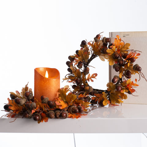 Wreath & Candle Holder